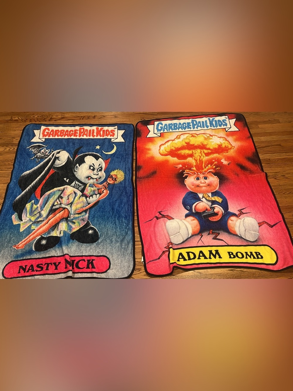 Adam Bomb & Nasty Nick Fleece Blankets